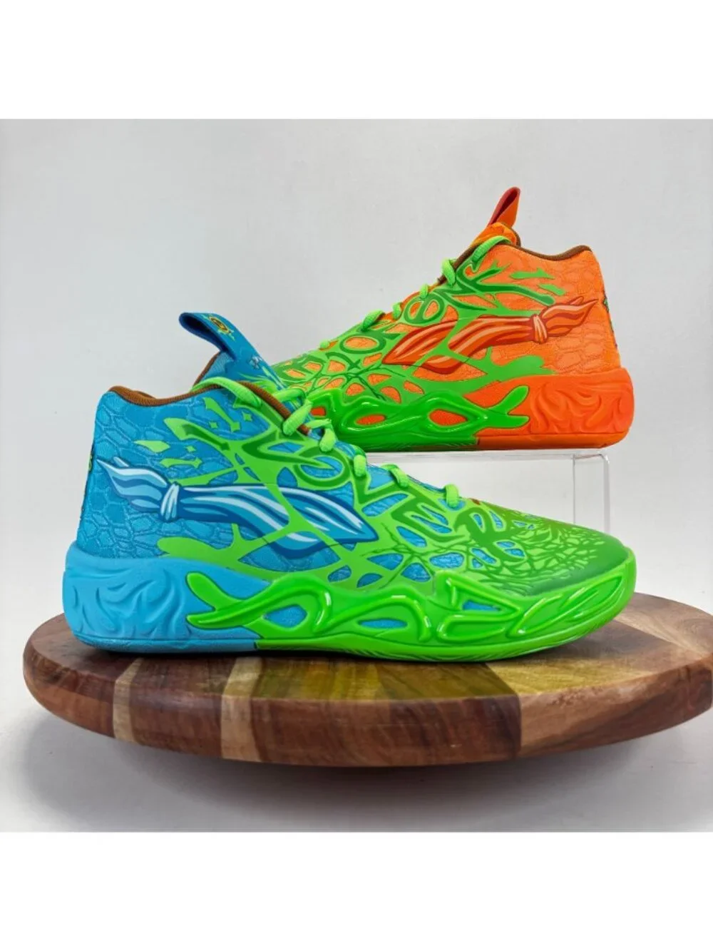Puma Lamelo Ball MB 04 Mn 8.5 Teenage Mutant Ninja Turtles Leonardo Michelangelo